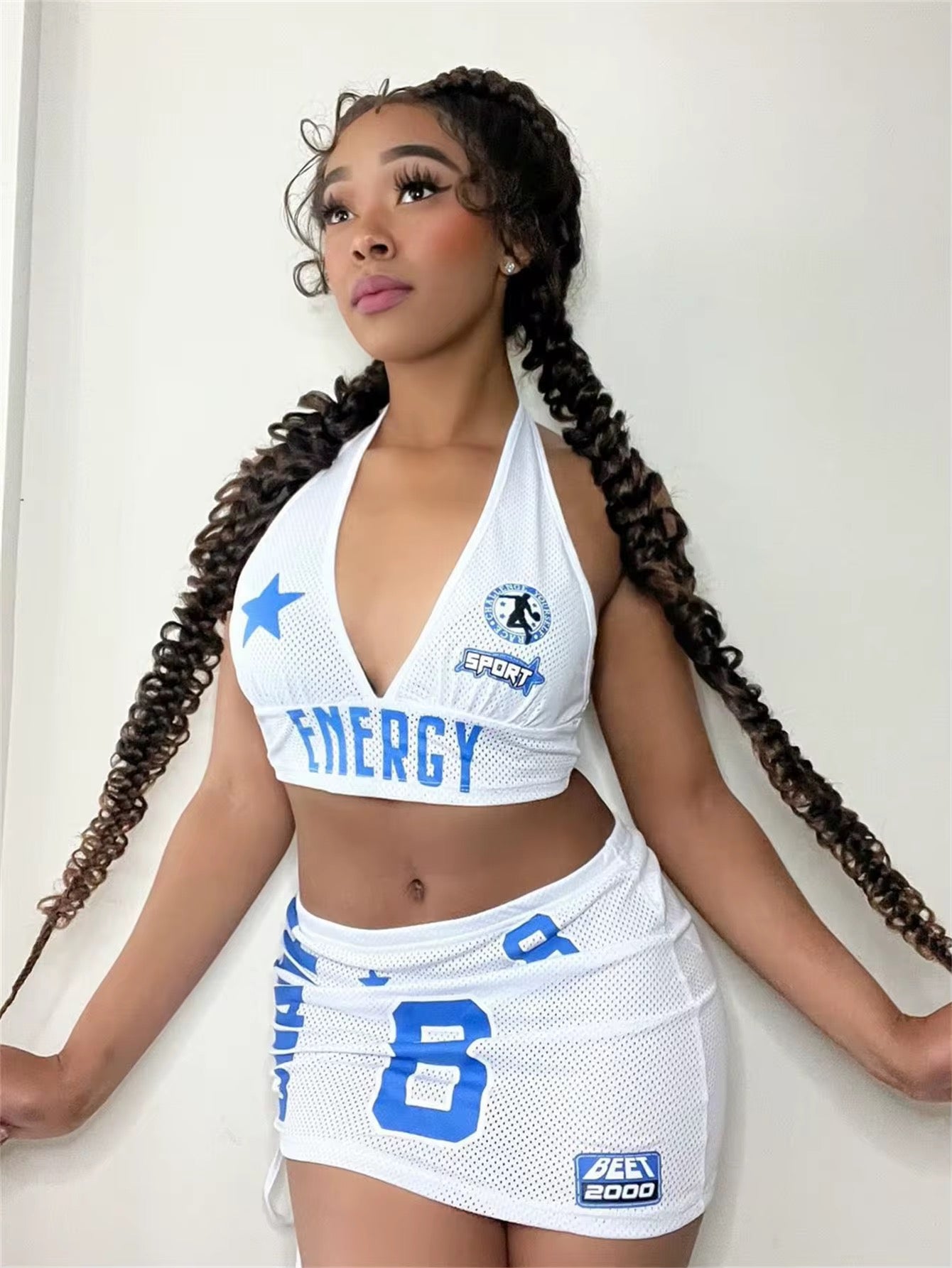 Jersey 2pc skirt set