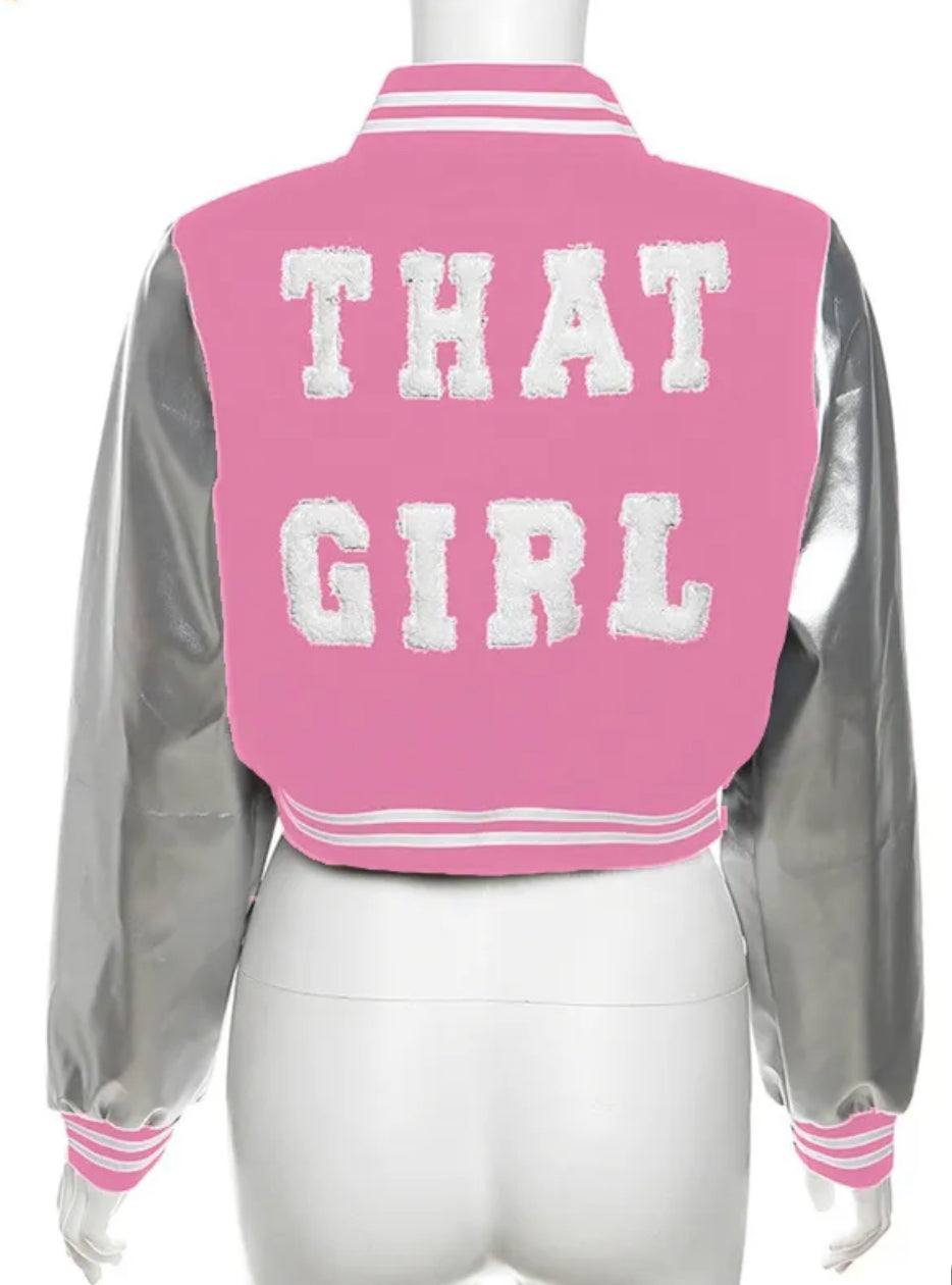 That Girl varsity jacket
