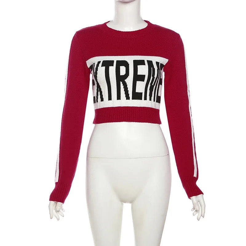 Crop top sweater