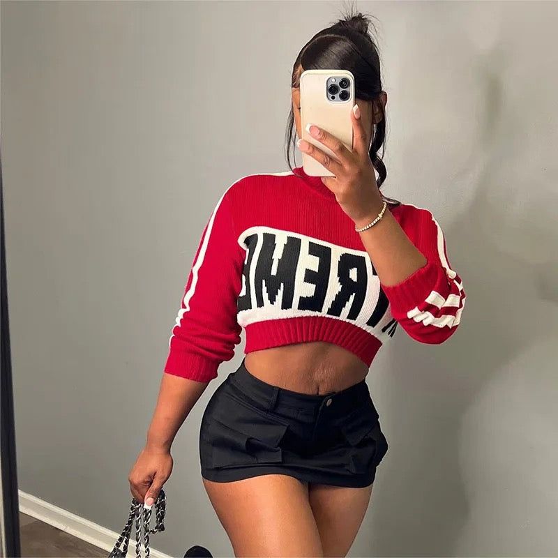 Crop top sweater