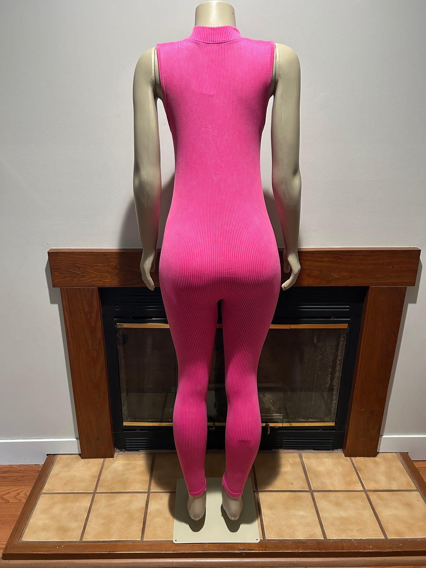 Active sleeveless jumpsuit