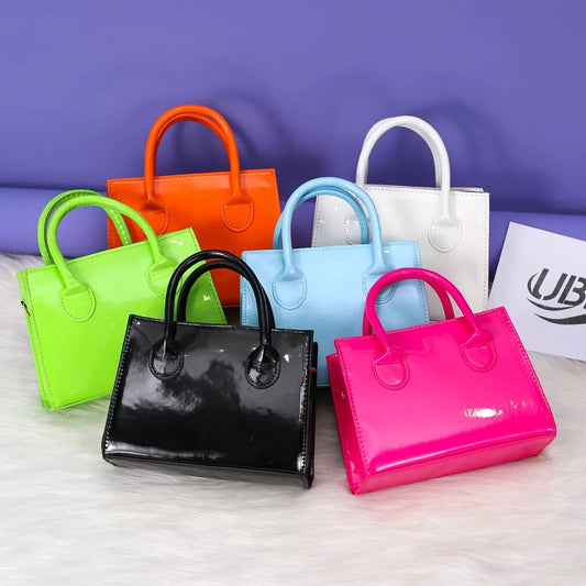 Solid shiny bags
